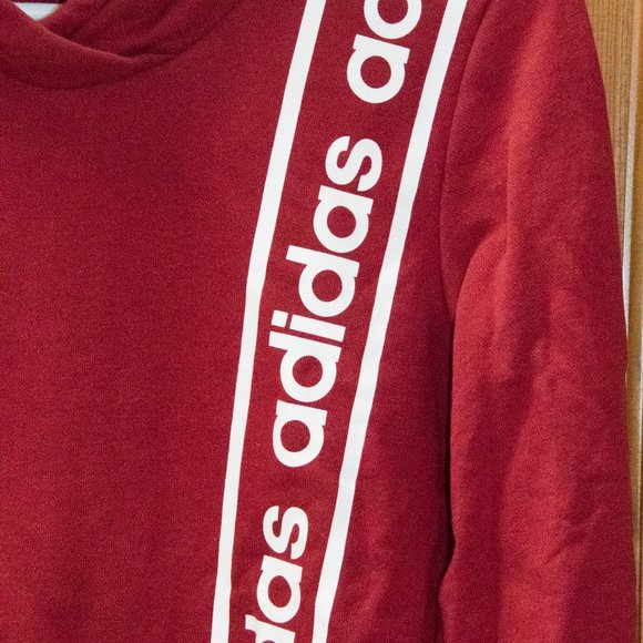 NWOT adidas Hoody Size Small Fun red color! - Picture 3 of 6
